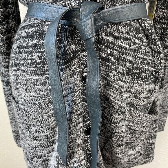 NWT Kenneth Cole New York Belted Cardigan Top - Picture 3 of 8